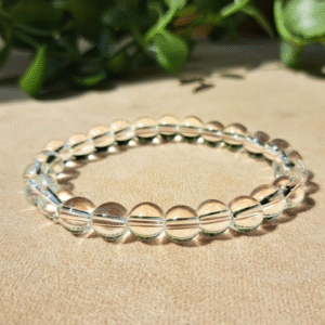 Clear Quartz  Bracelet 24 beads