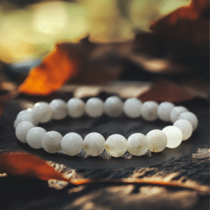 Rainbow Moonstone  Bracelet 24 beads