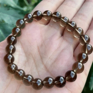Smoky Quartz Bracelet 24 beads